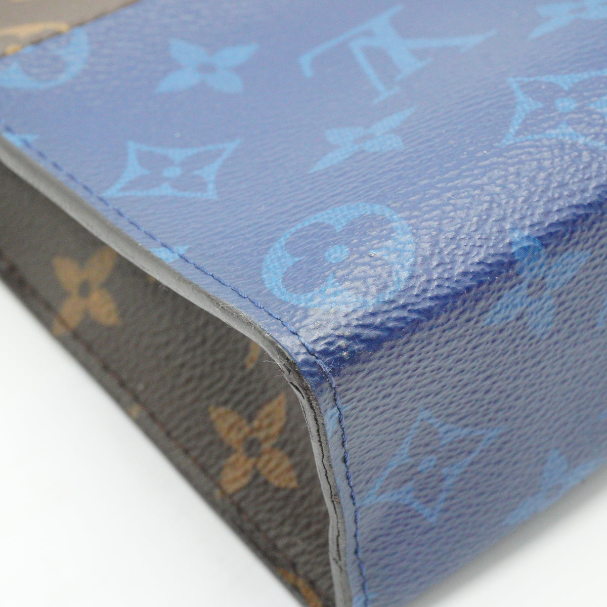 Louis Vuitton	Pacific Split Pochette Voyage MM Brown/Blue GHW