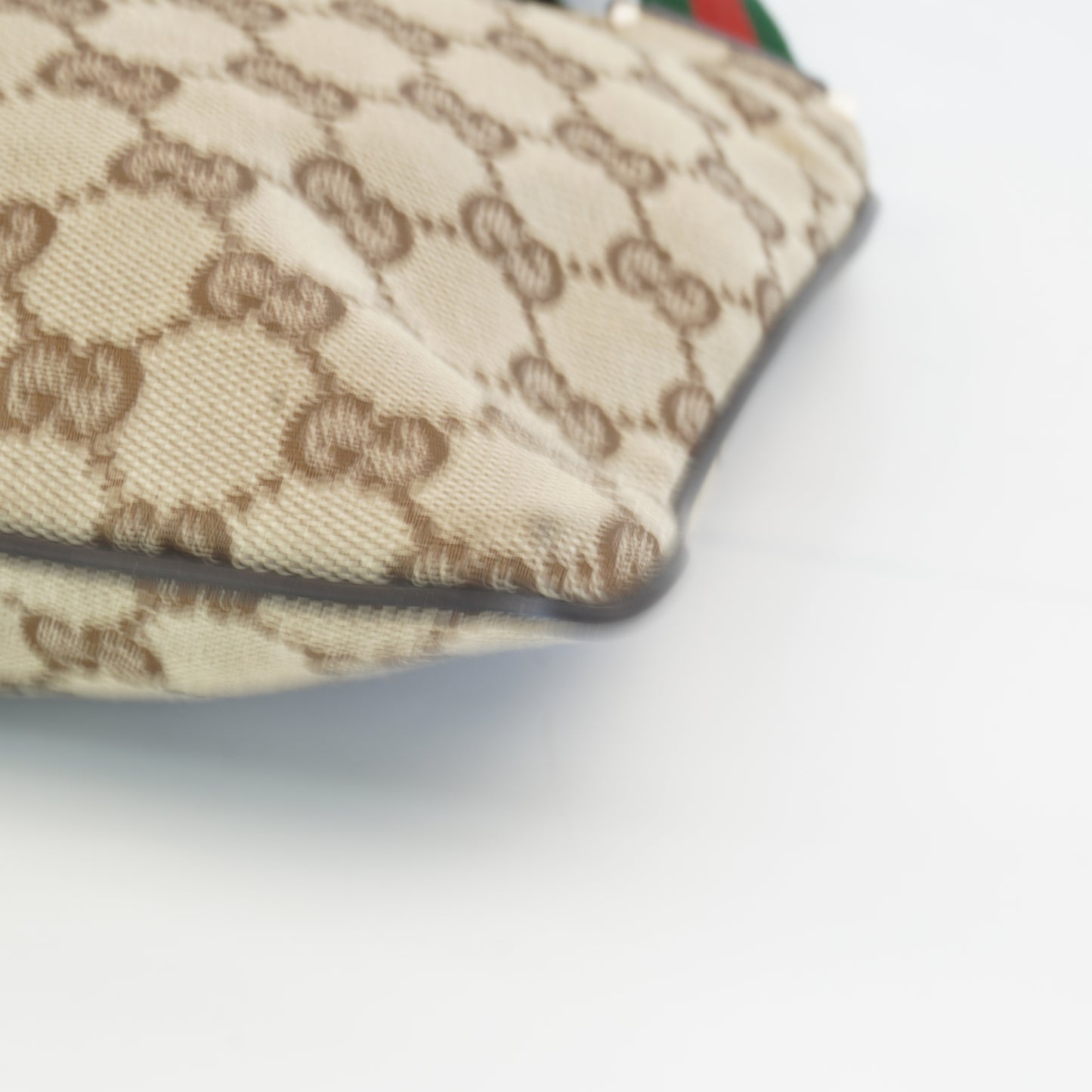 Gucci GG Canvas Web Messenger Bag