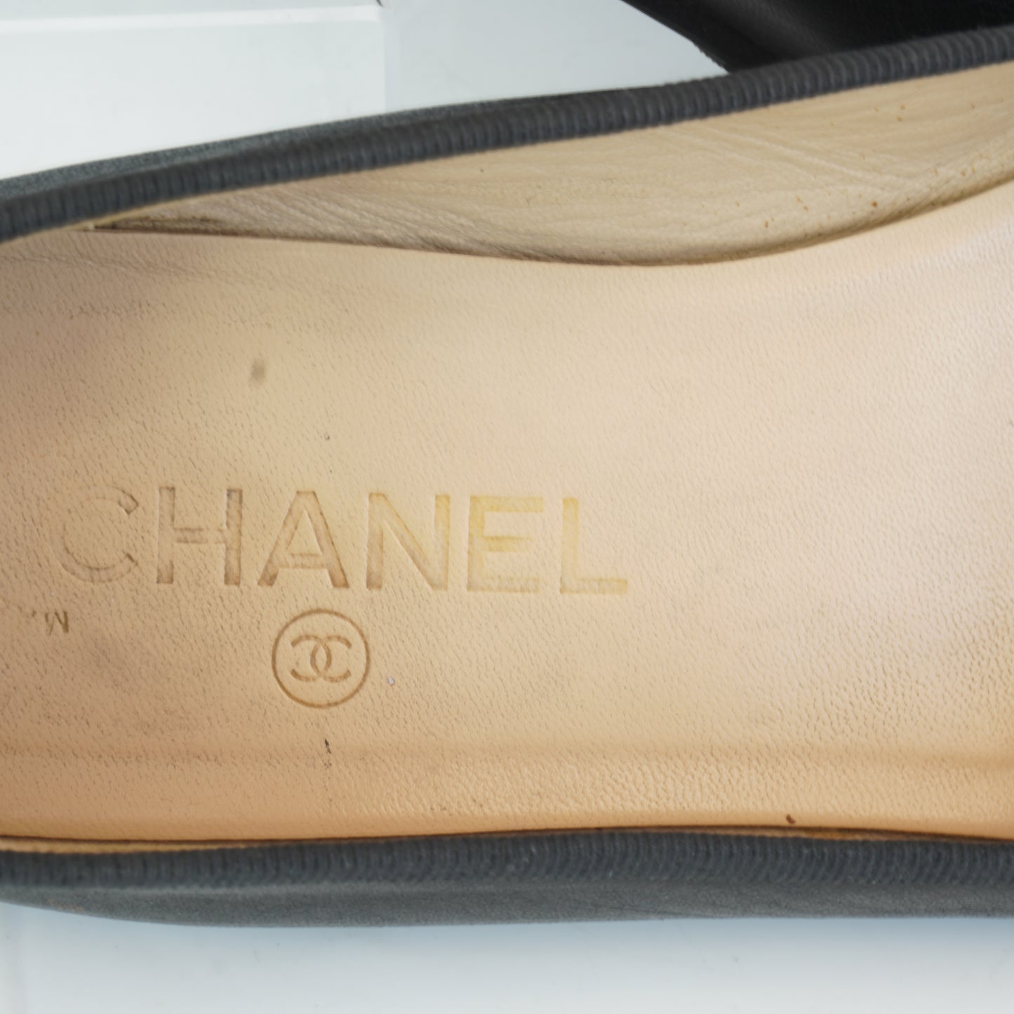 Chanel Flats Black Lambskin