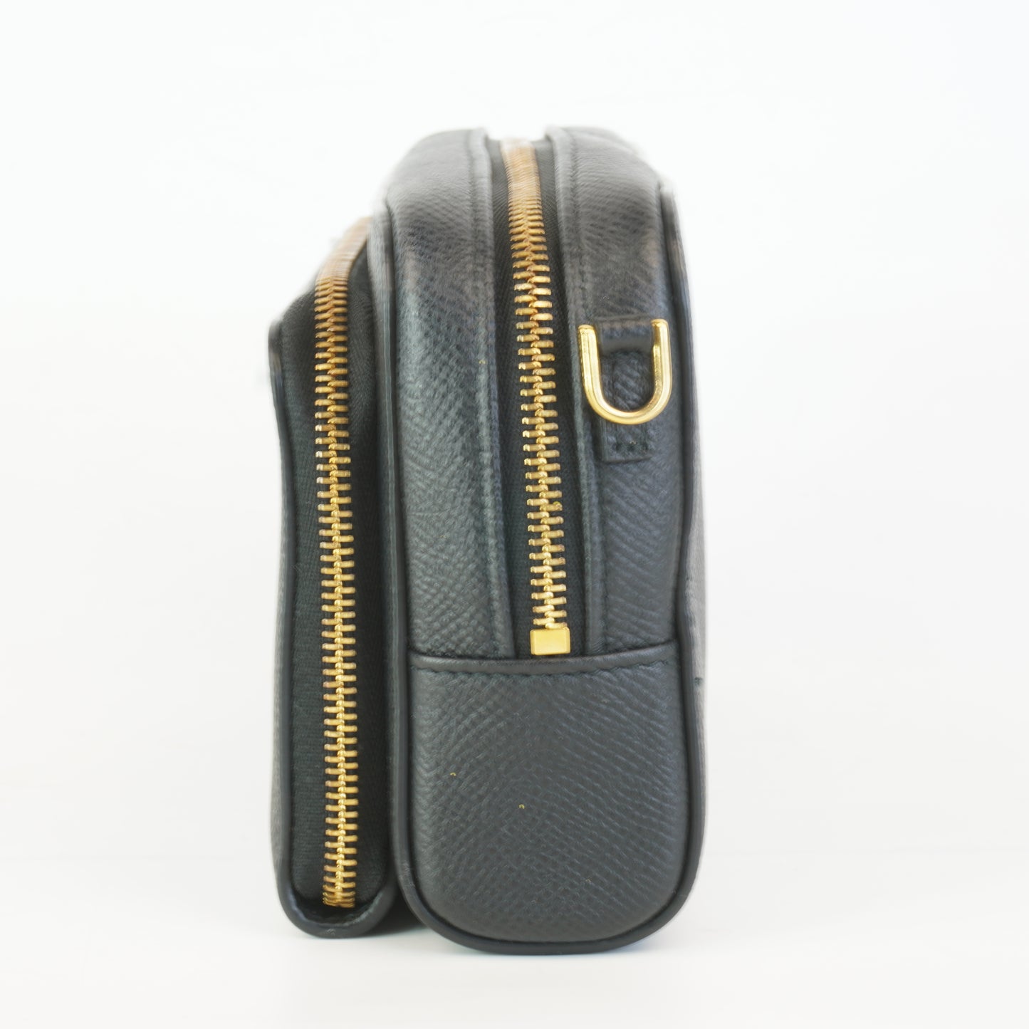 Dior Pebbled Caro Double Black