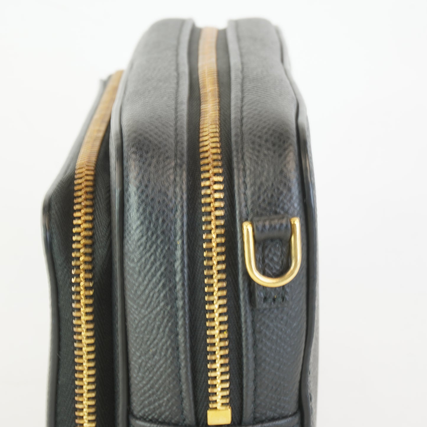 Dior Pebbled Caro Double Black