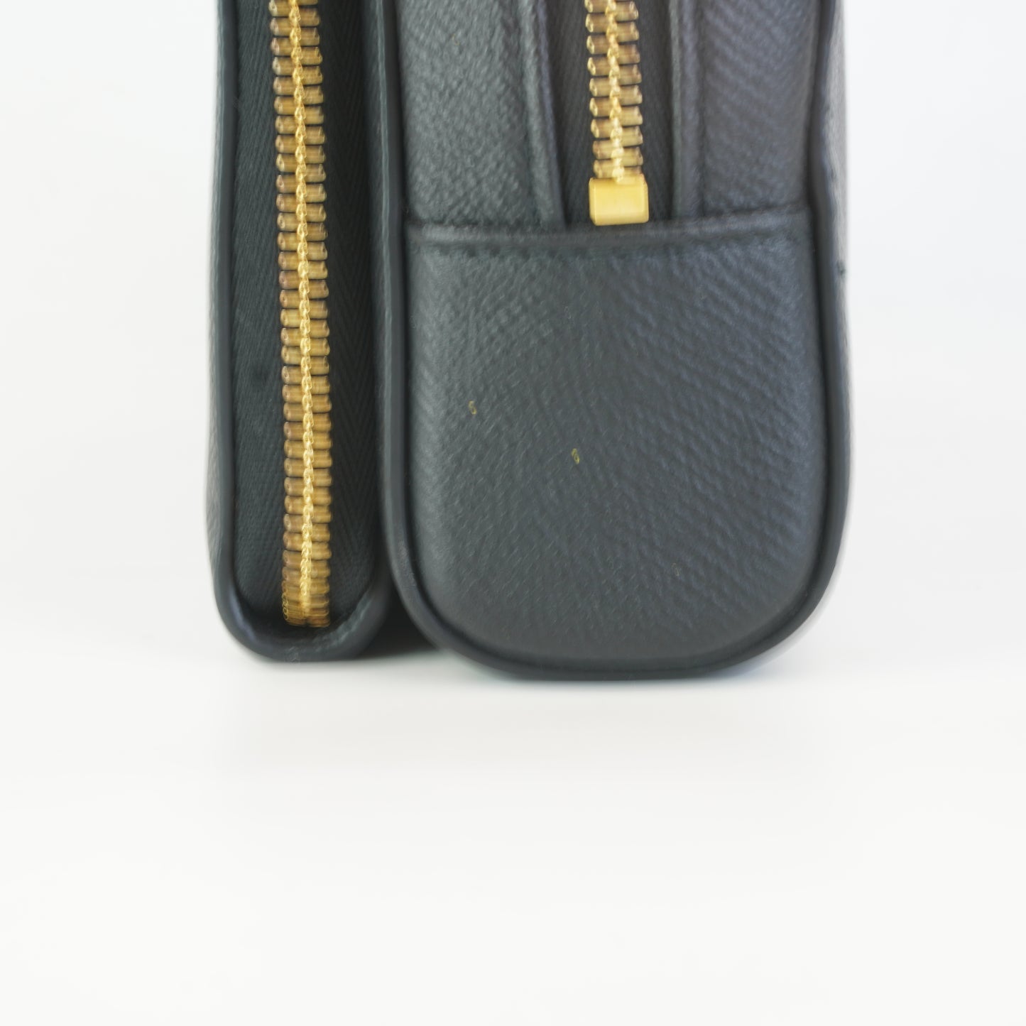 Dior Pebbled Caro Double Black