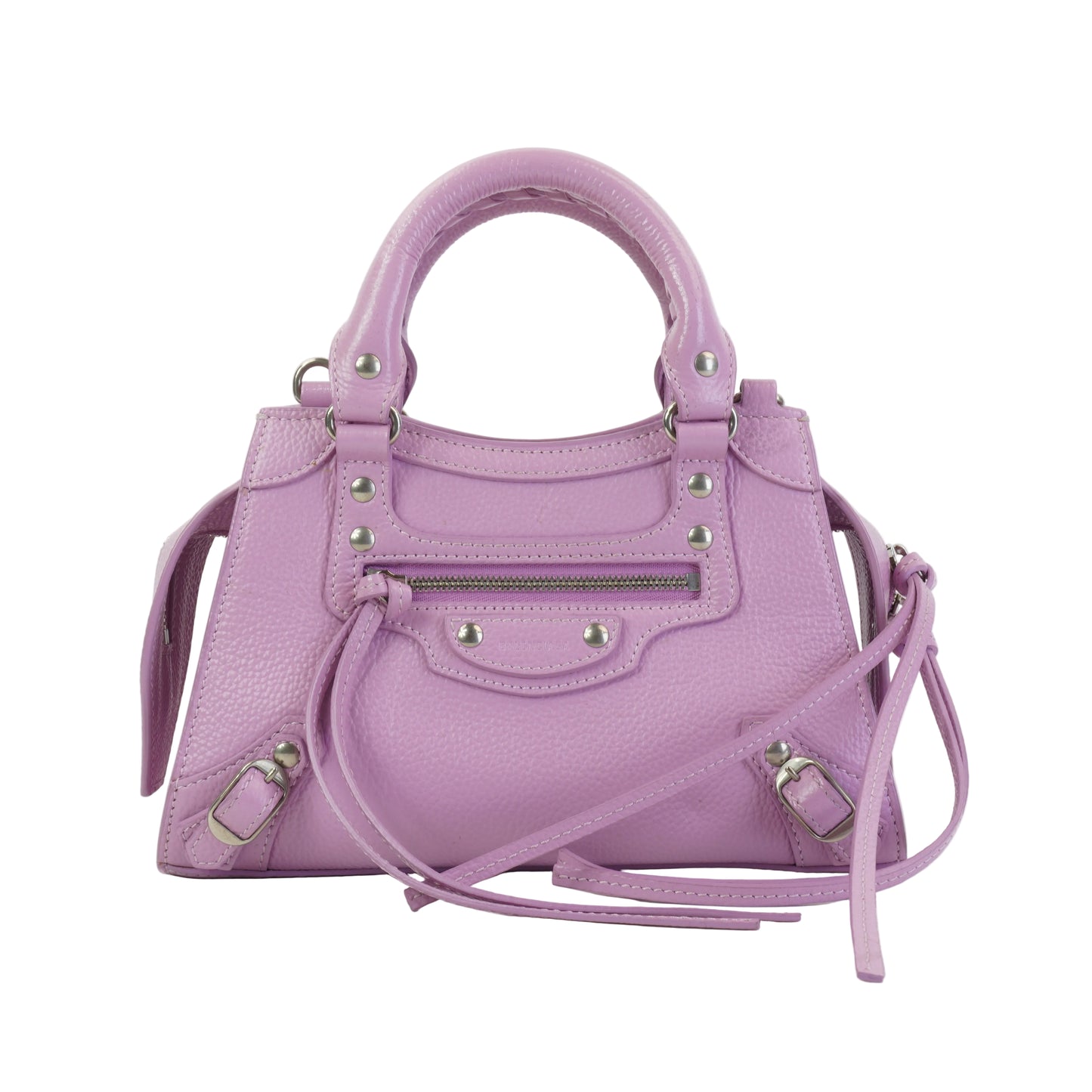 Balenciaga Neo Classic Mini City Purple SHW Small