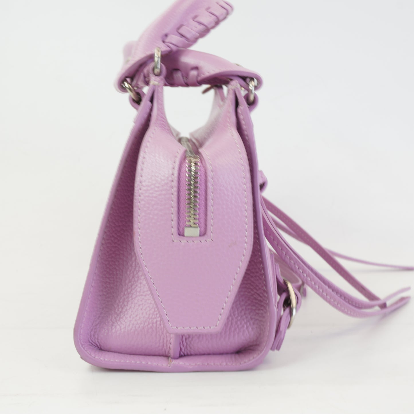 Balenciaga Neo Classic Mini City Purple SHW Small