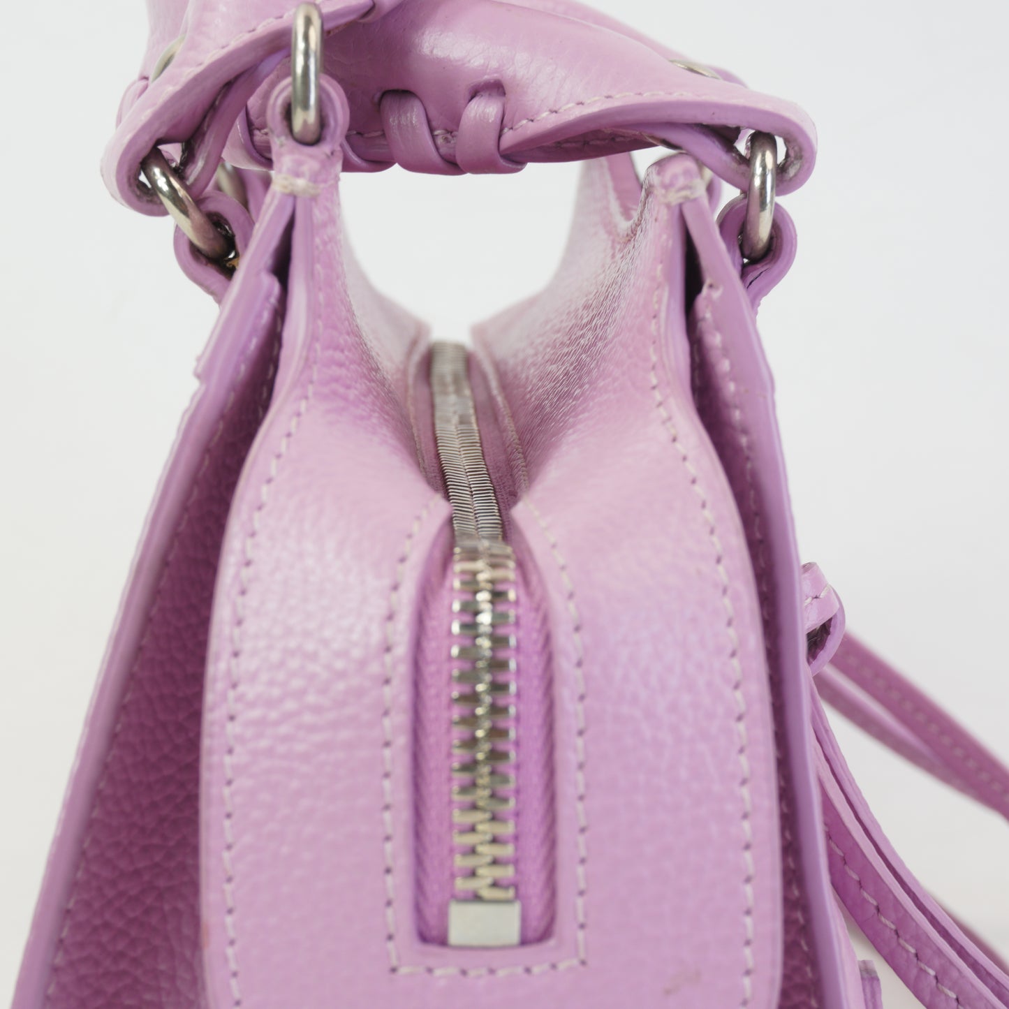 Balenciaga Neo Classic Mini City Purple SHW Small