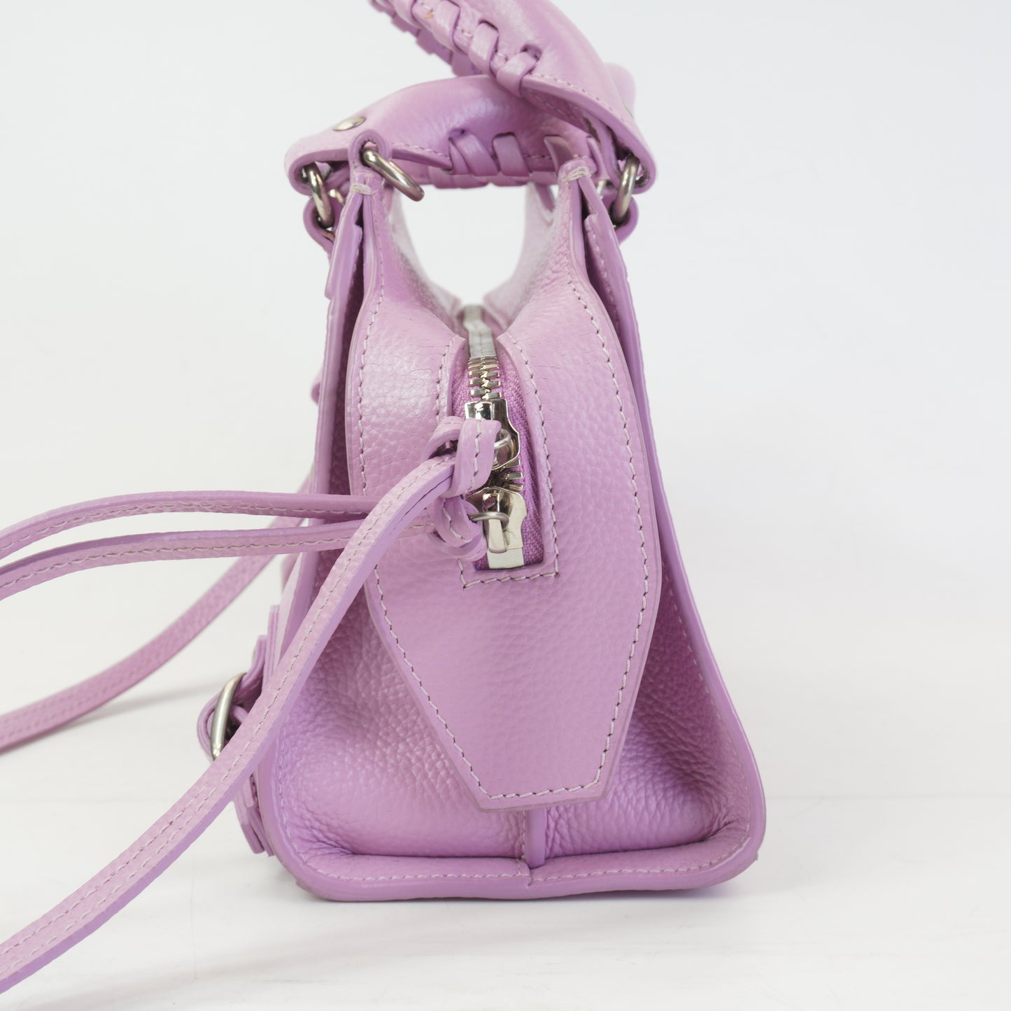 Balenciaga Neo Classic Mini City Purple SHW Small