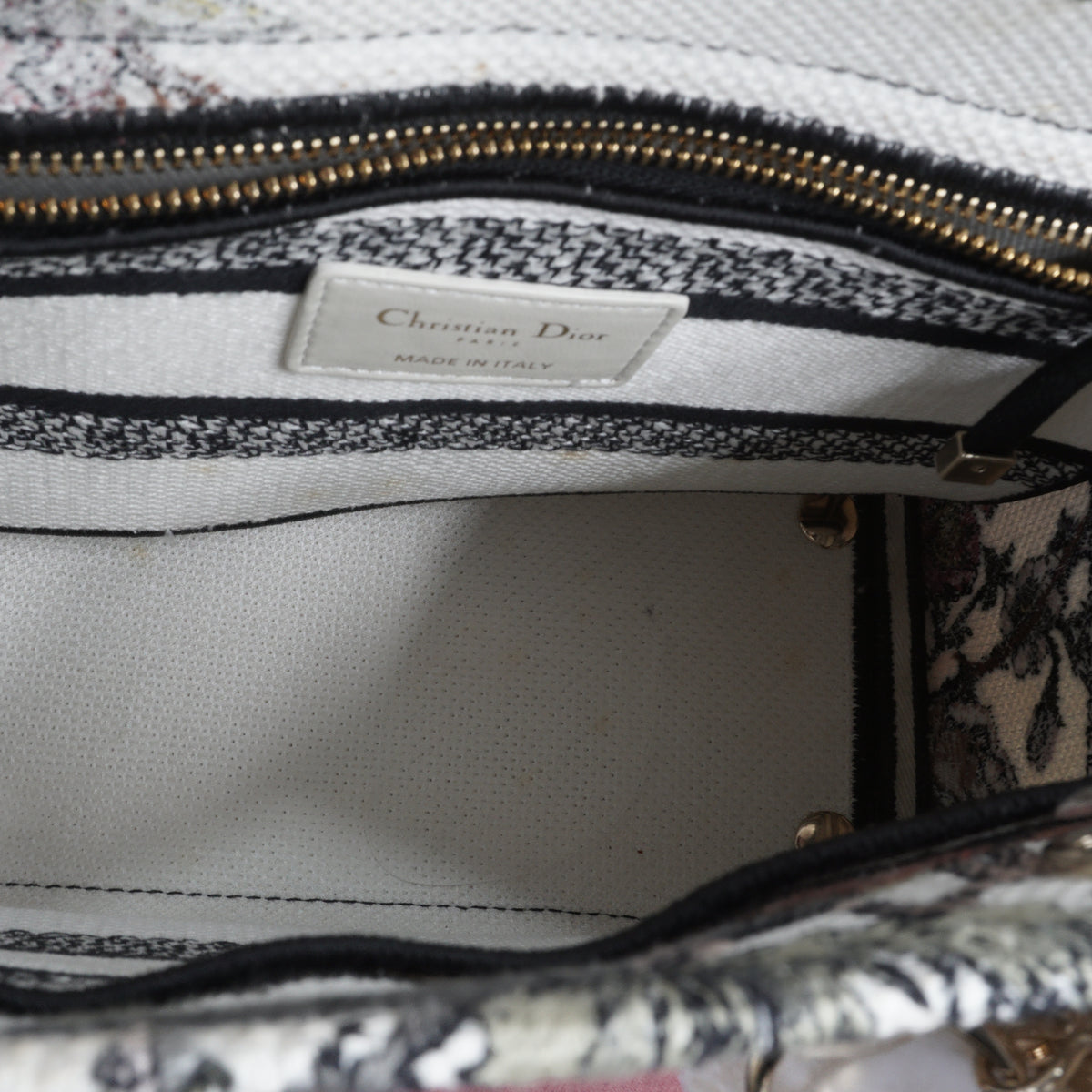 Dior Lady D-Lite Bag Small Jardin Botanique SHW