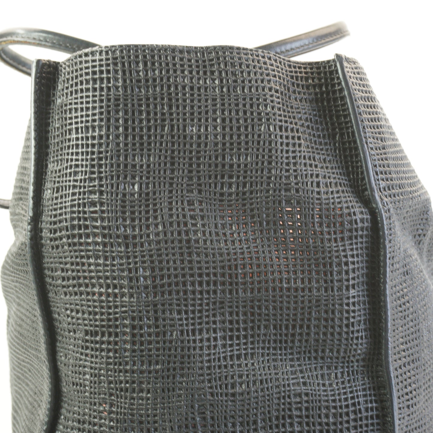 Balenciaga Woven Papier A4 Tote Black GHW Large