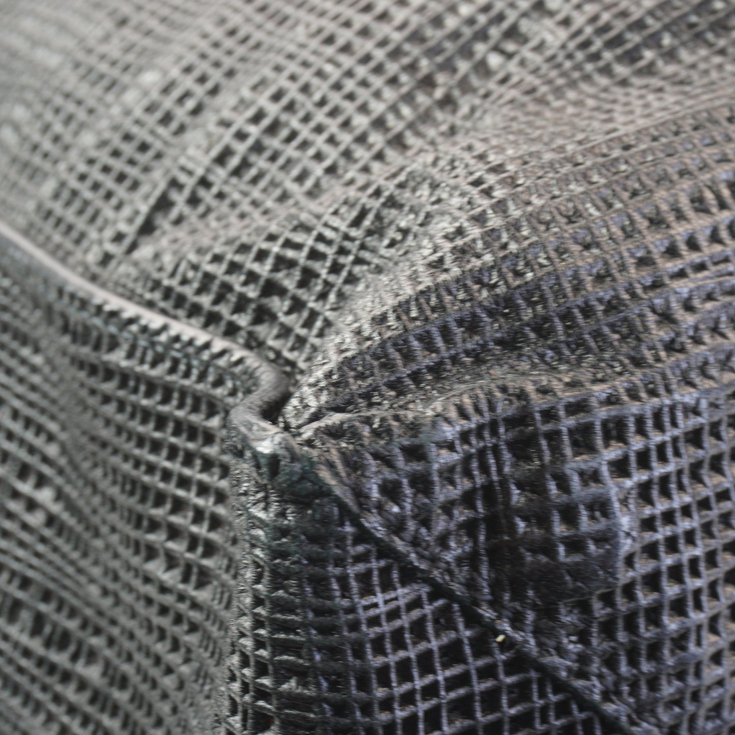 Balenciaga Woven Papier A4 Tote Black GHW Large
