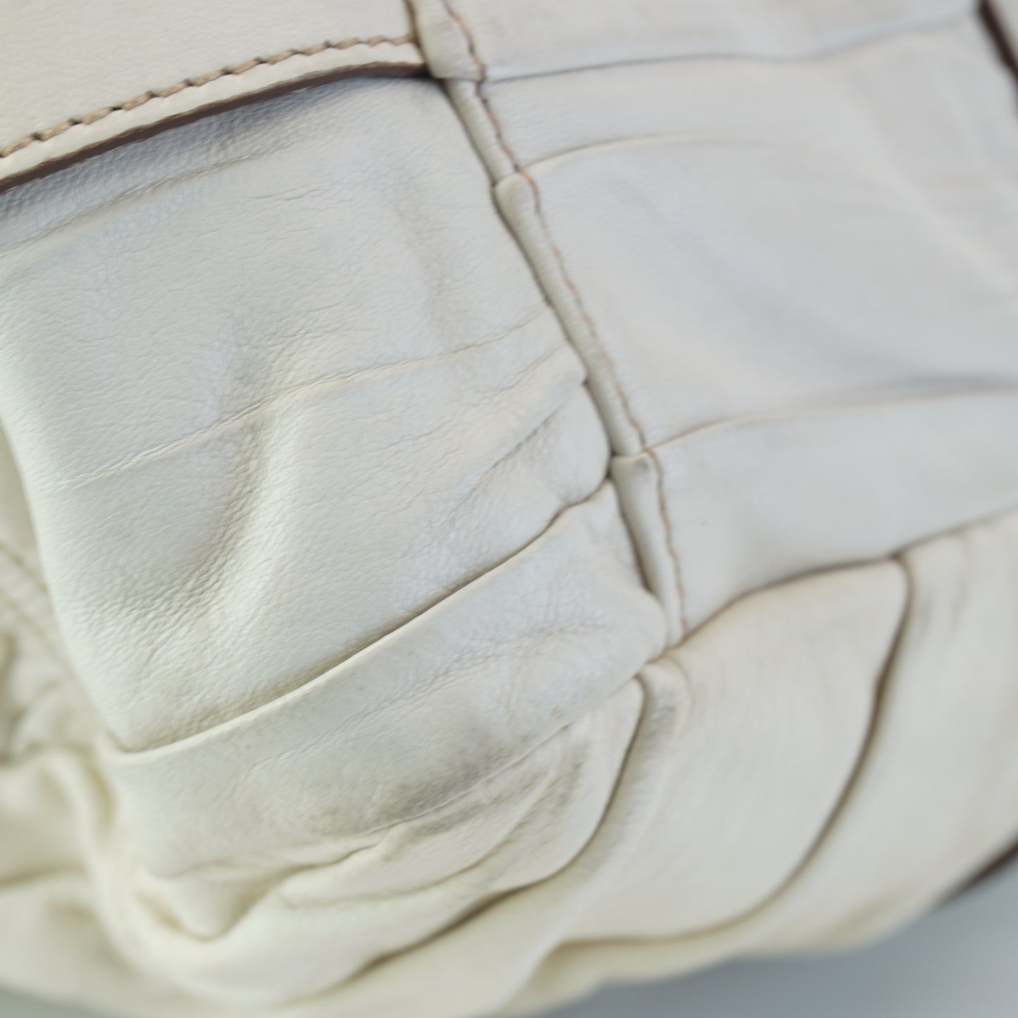Prada Tessuto Leather White