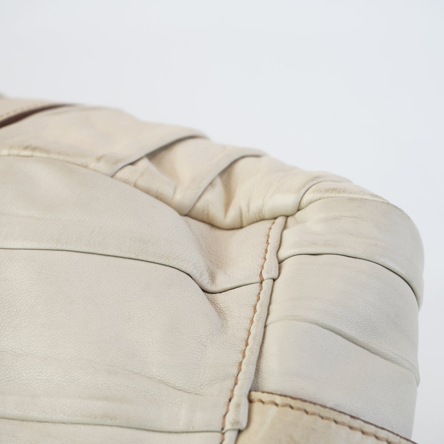 Prada Tessuto Leather White