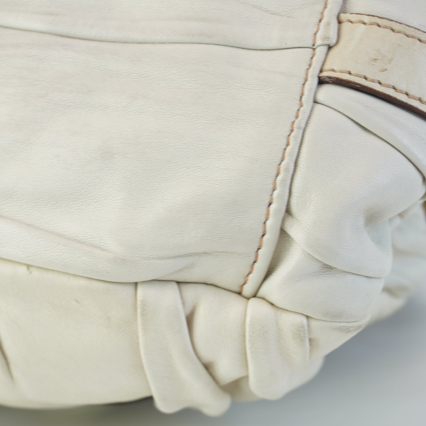 Prada Tessuto Leather White