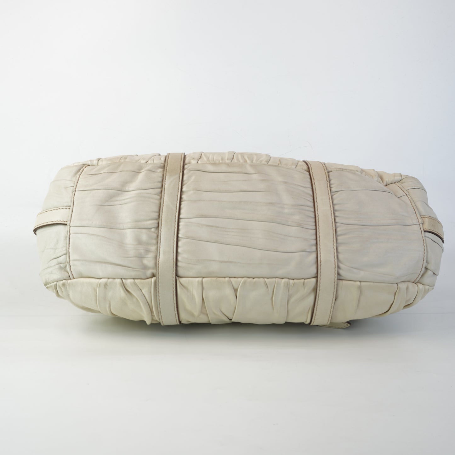 Prada Tessuto Leather White