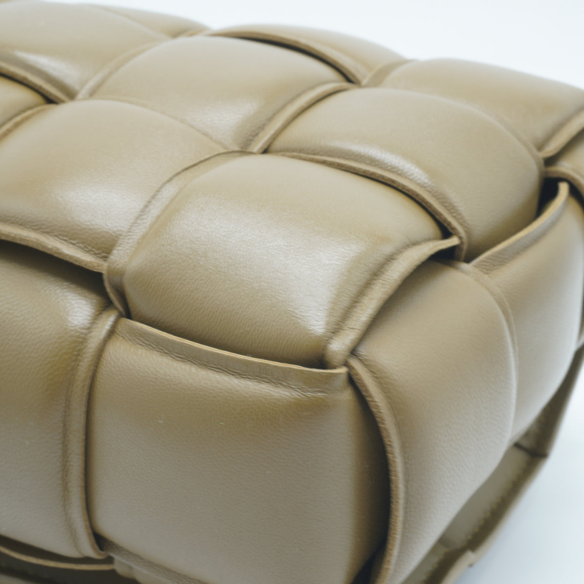 Bottega Veneta Padded Cassette Caramel Tone Medium GHW