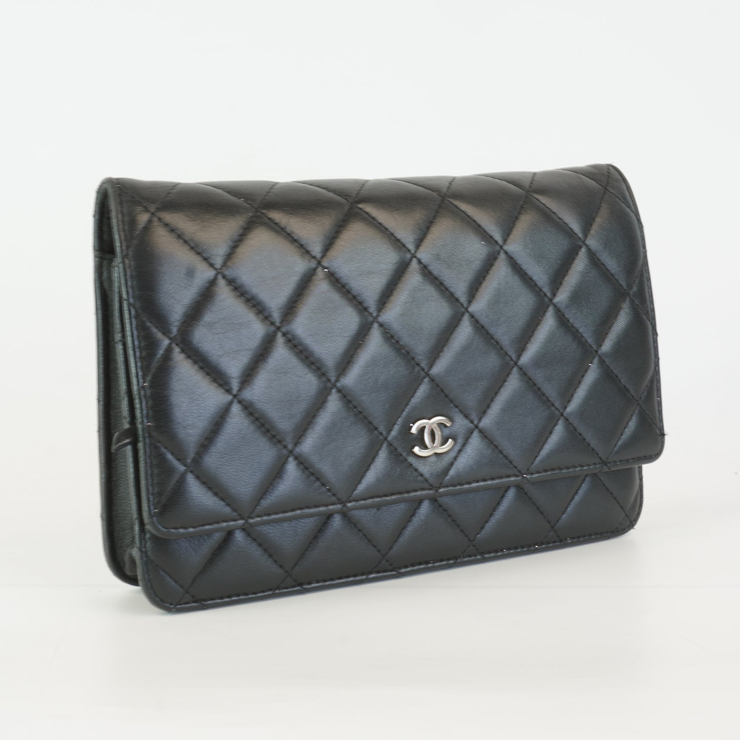 Chanel Wallet On Chain Black