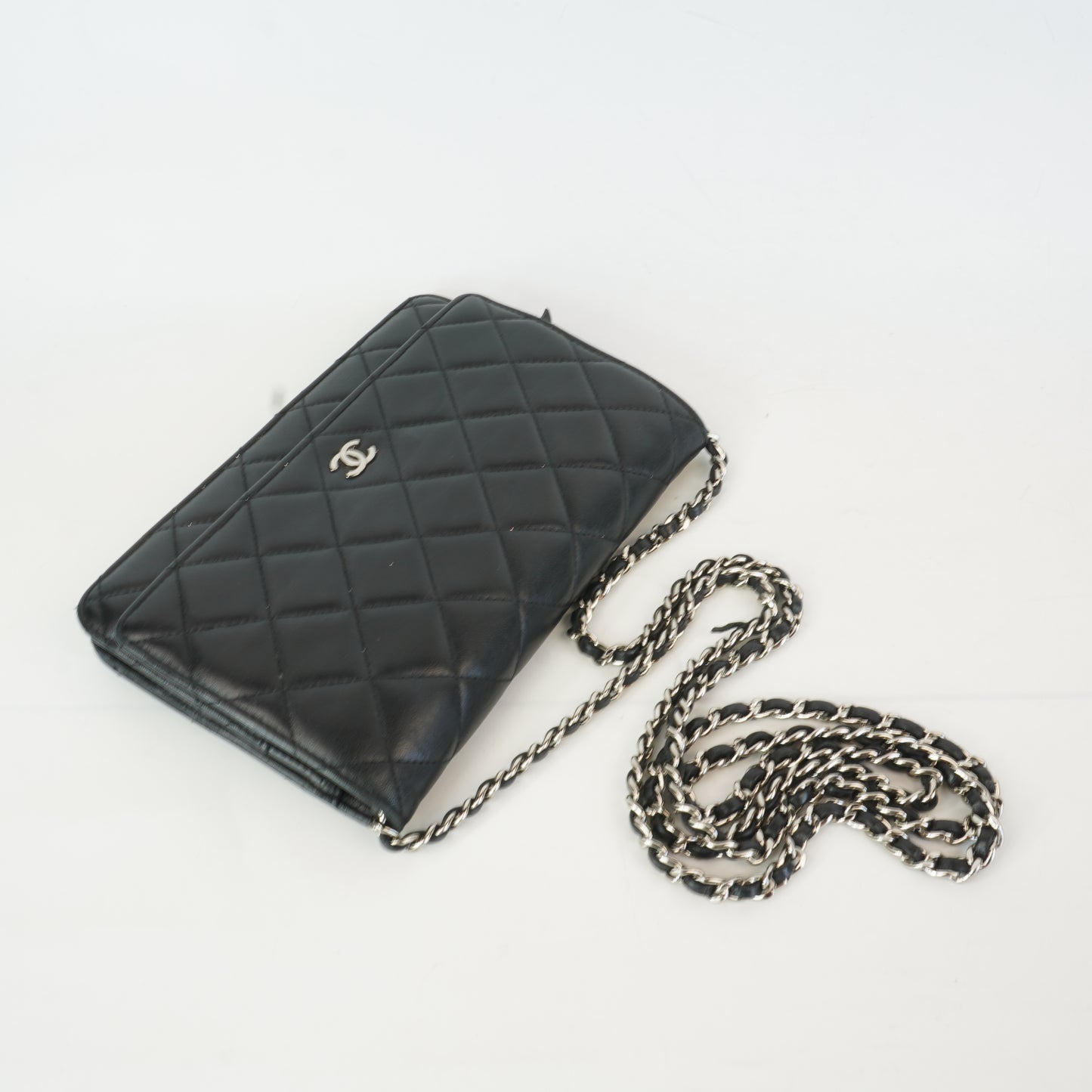 Chanel Wallet On Chain Black