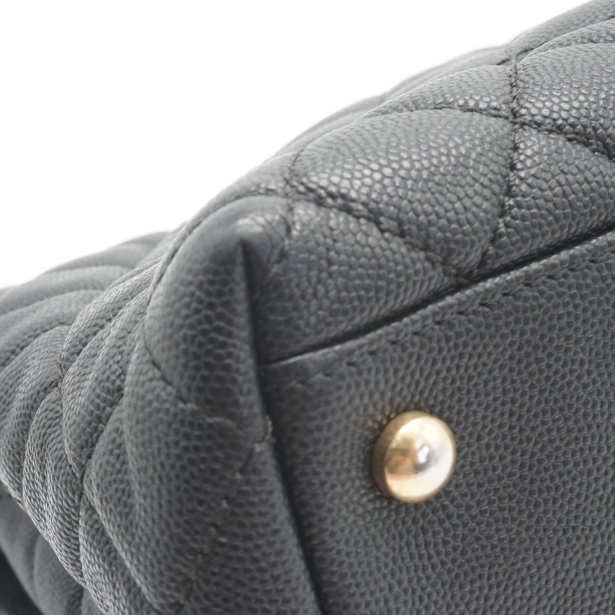 Chanel Coco Handle Caviar Black Medium GHW