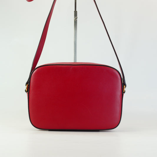 Gucci Camera Bag Small Calfskin Red GHW