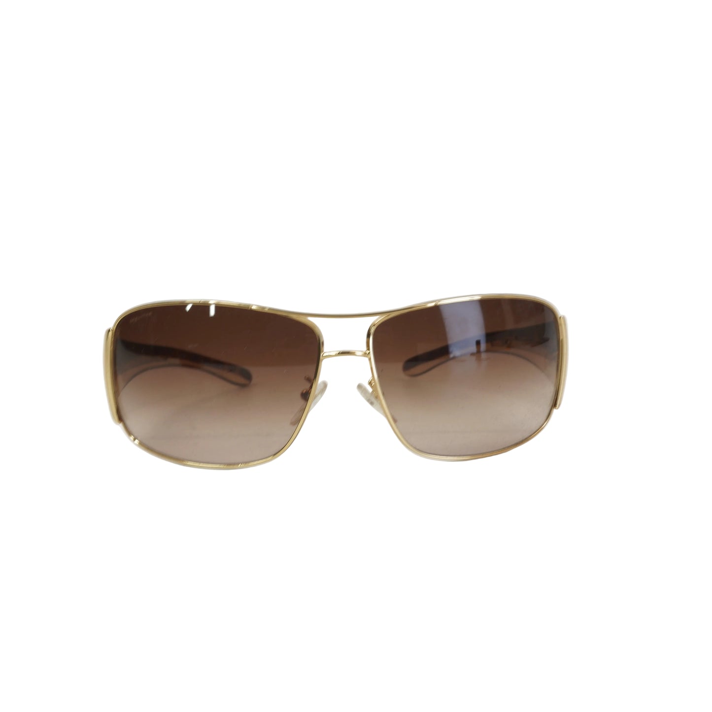 Prada SPR74 Gold-Tone Sunglasses