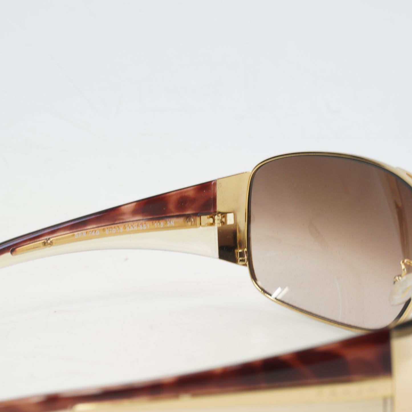 Prada SPR74 Gold-Tone Sunglasses