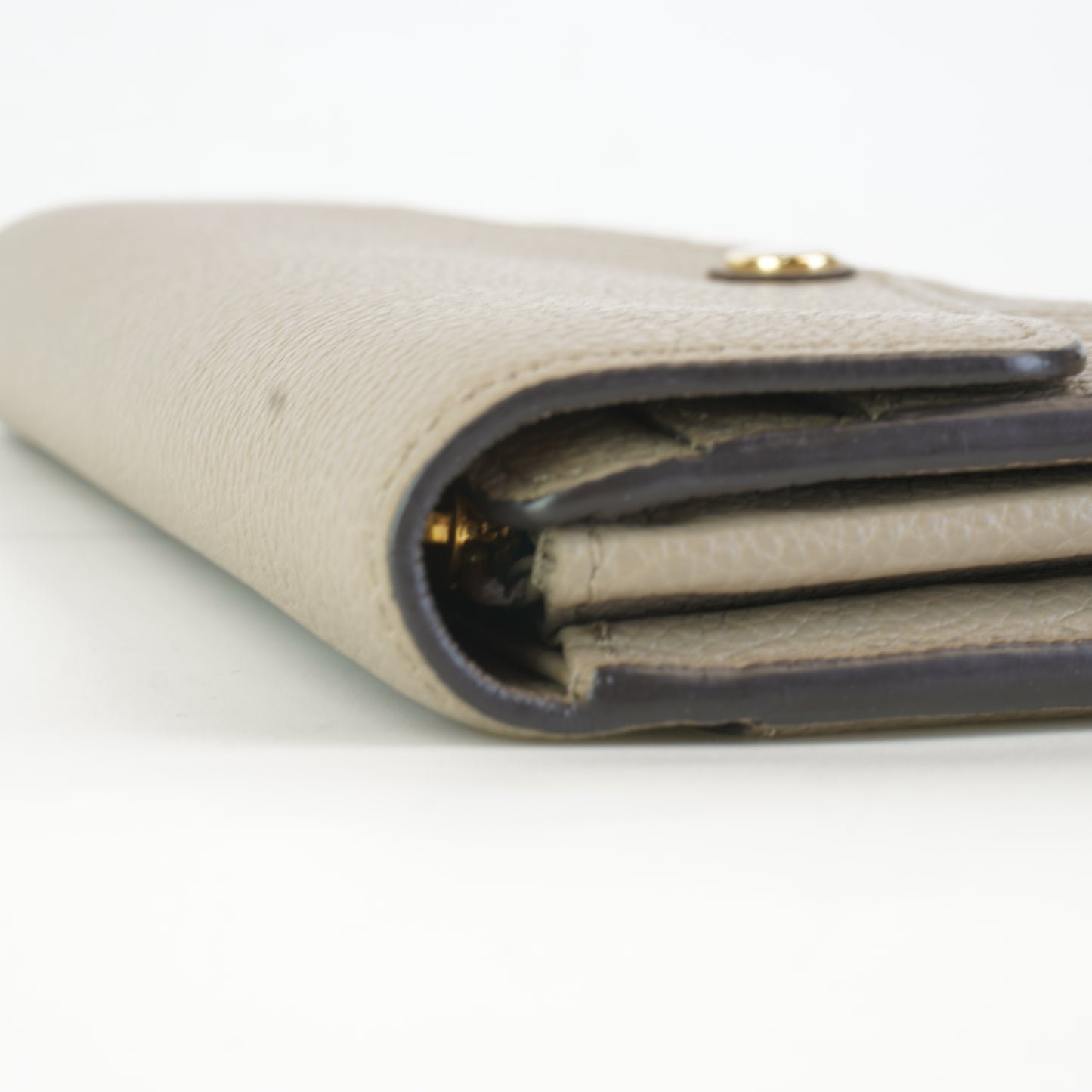 Louis Vuitton	Empreinte Etoupe Long Wallet Beige