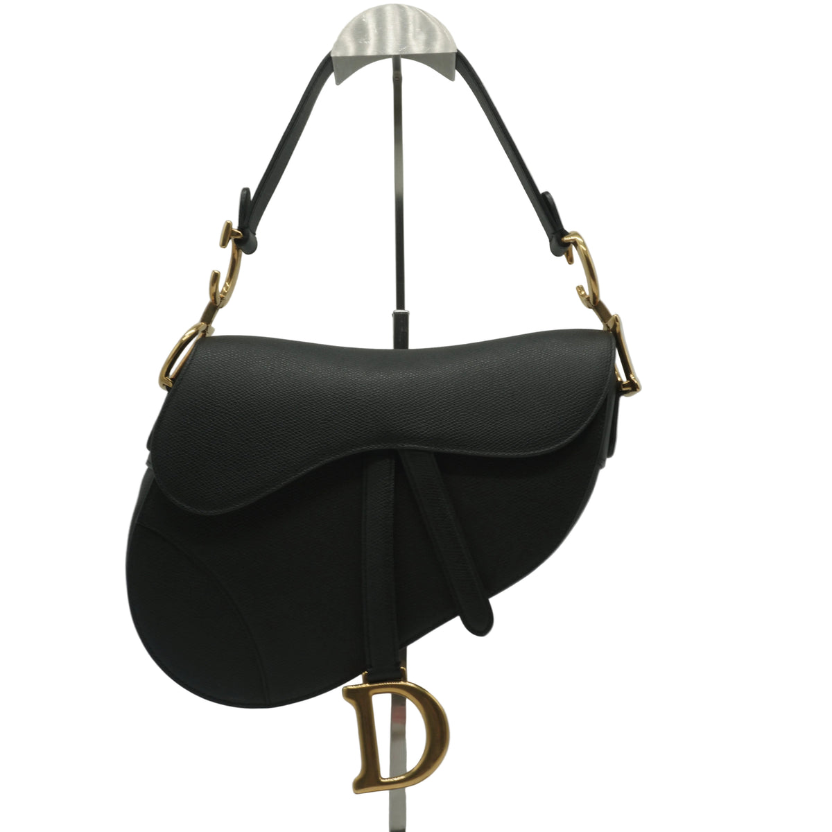 Dior Saddle Bag Black Medium GHW