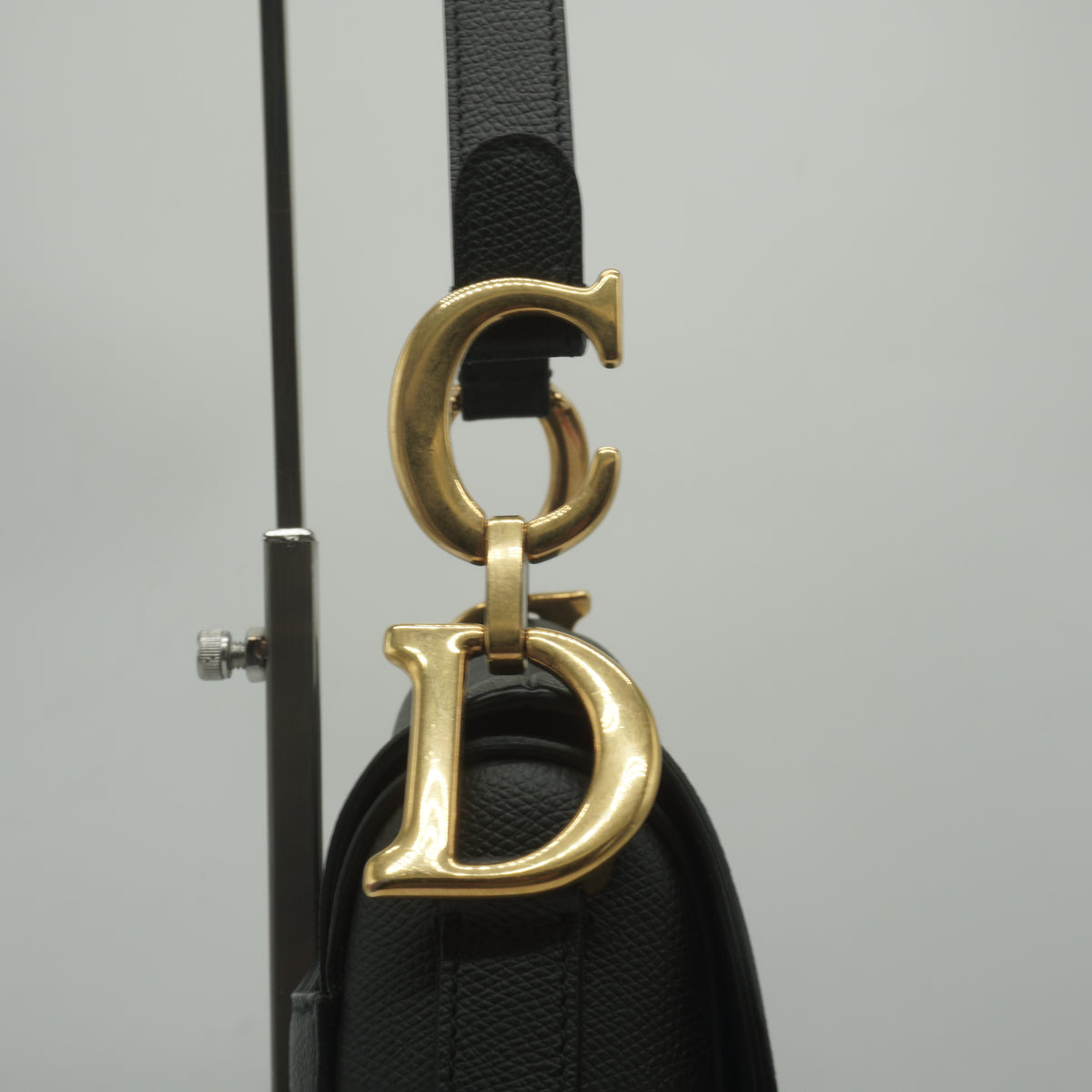 Dior Saddle Bag Black Medium GHW