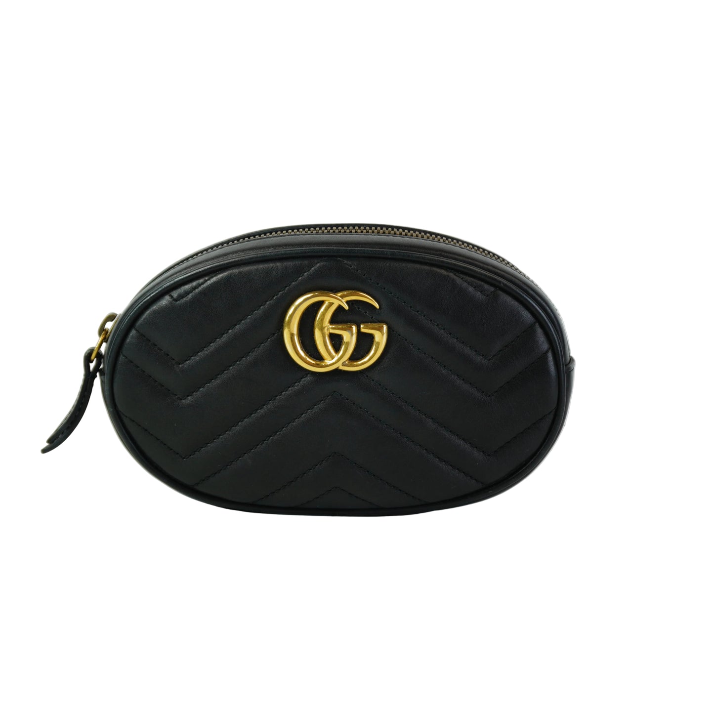 Gucci GG Marmont Matelasse Belt Bag Black