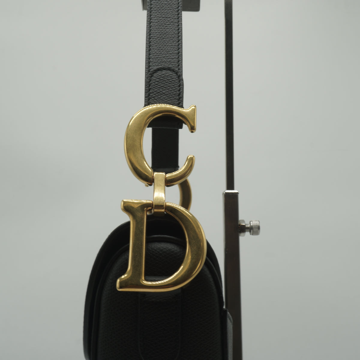 Dior Saddle Bag Black Medium GHW