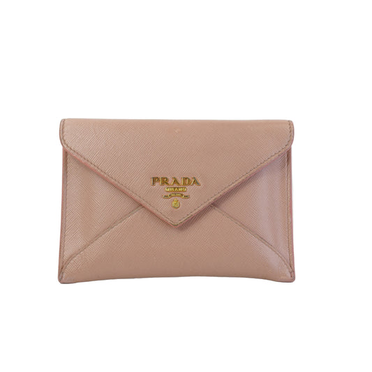 Prada Wallet Pink GHW Snall