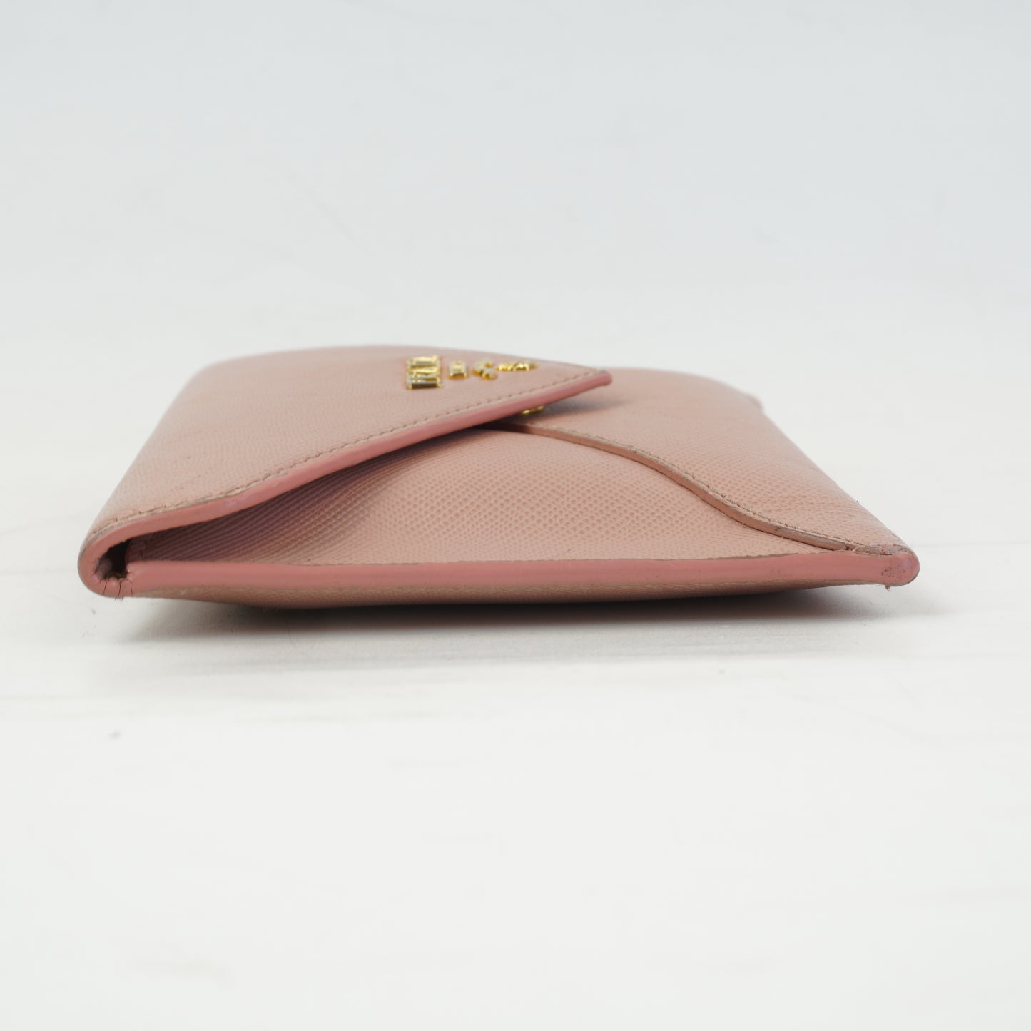 Prada Wallet Pink GHW Snall