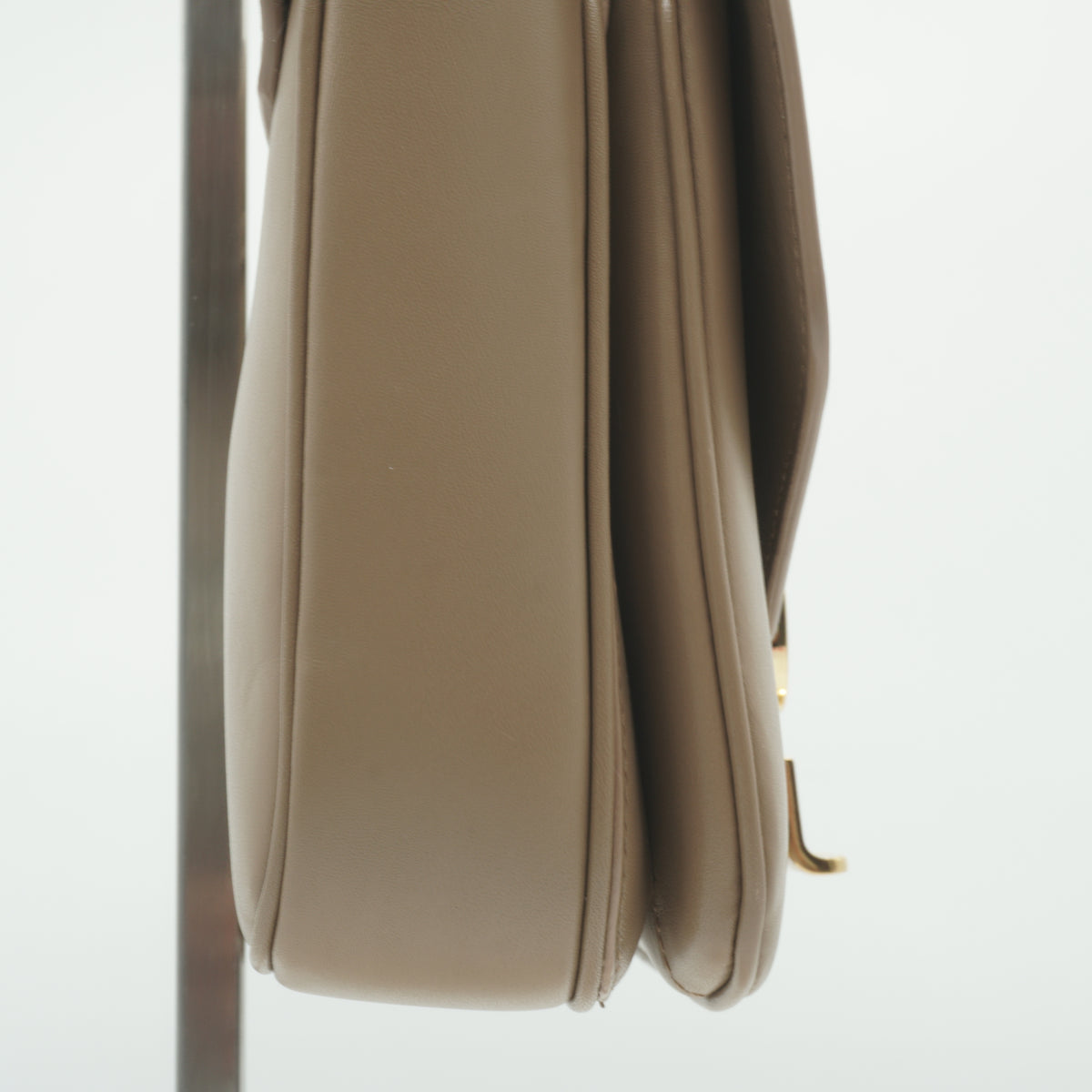 Celine C Small Chain Shoulder Bag Beige GHW
