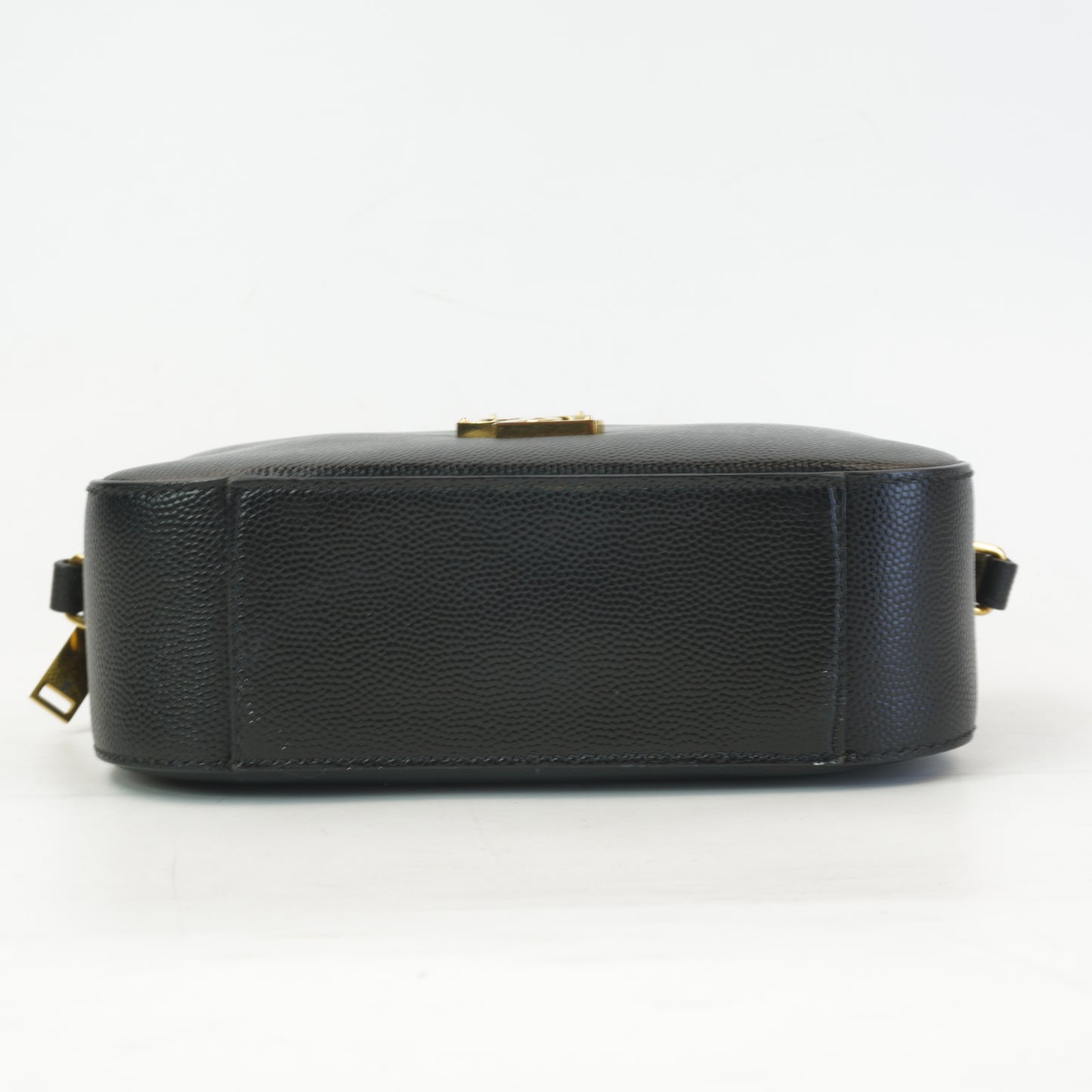 YSL	Monogram Camera Bag Black GHW  Mini