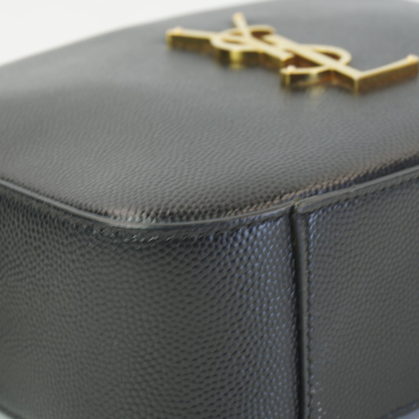 YSL	Monogram Camera Bag Black GHW  Mini