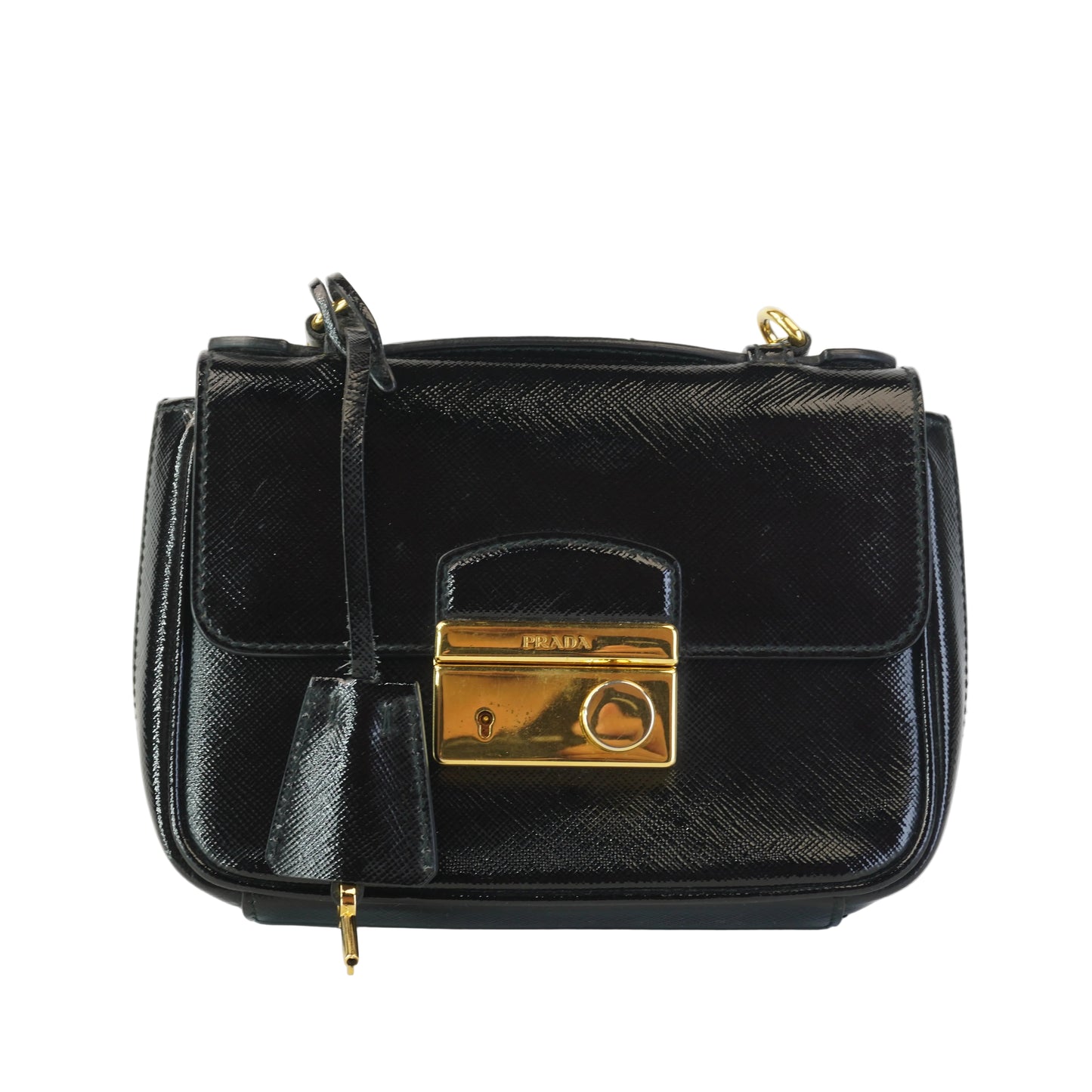 Prada Saffiano Chain Flap