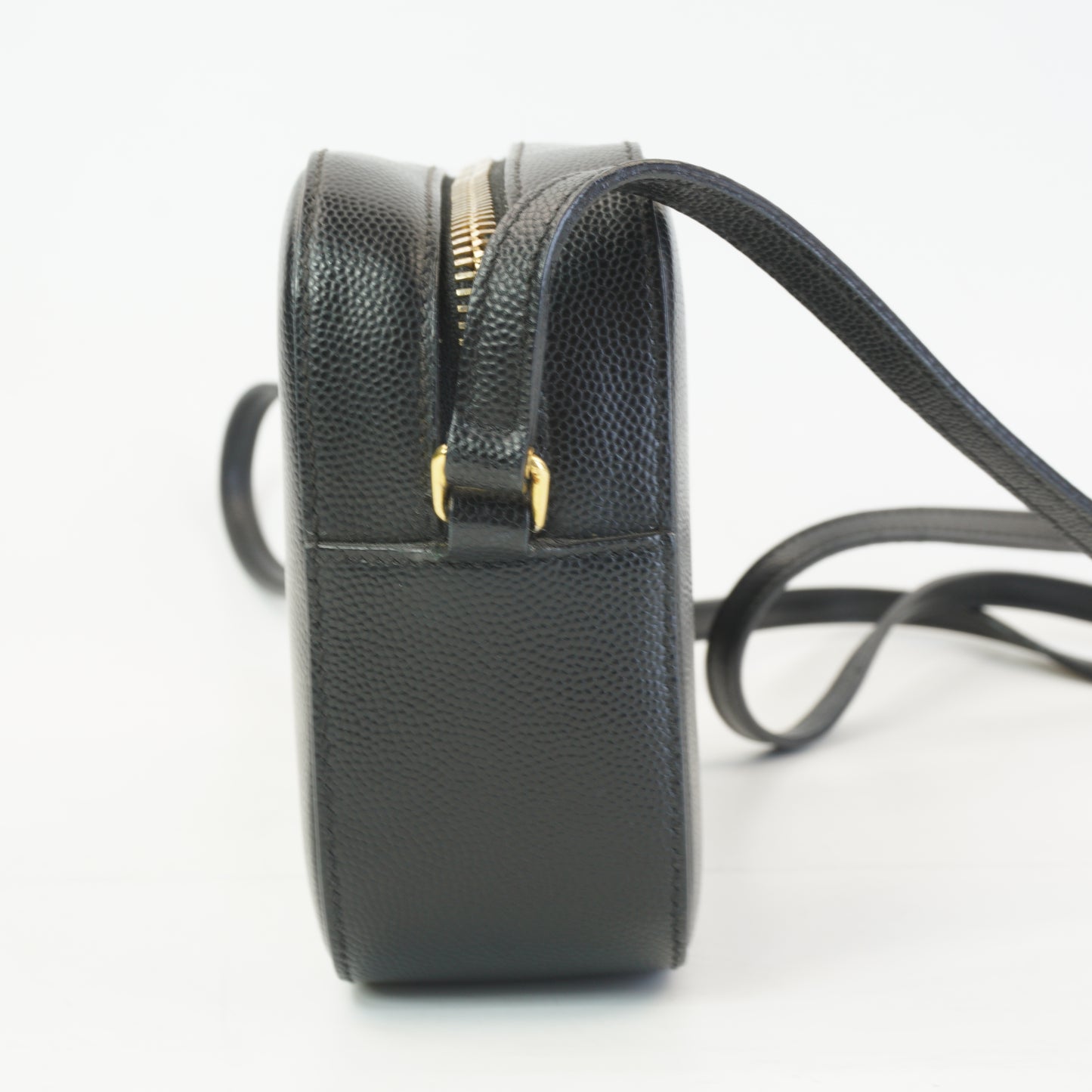 YSL	Monogram Camera Bag Black GHW  Mini