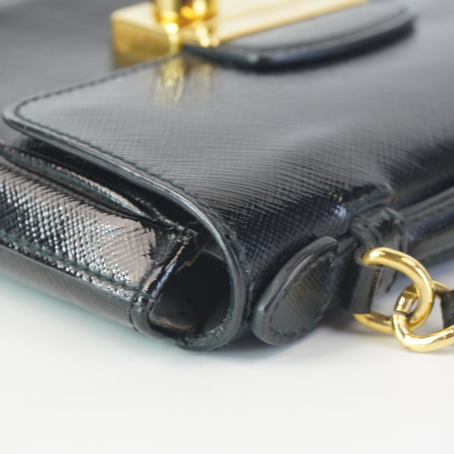 Prada Saffiano Chain Flap