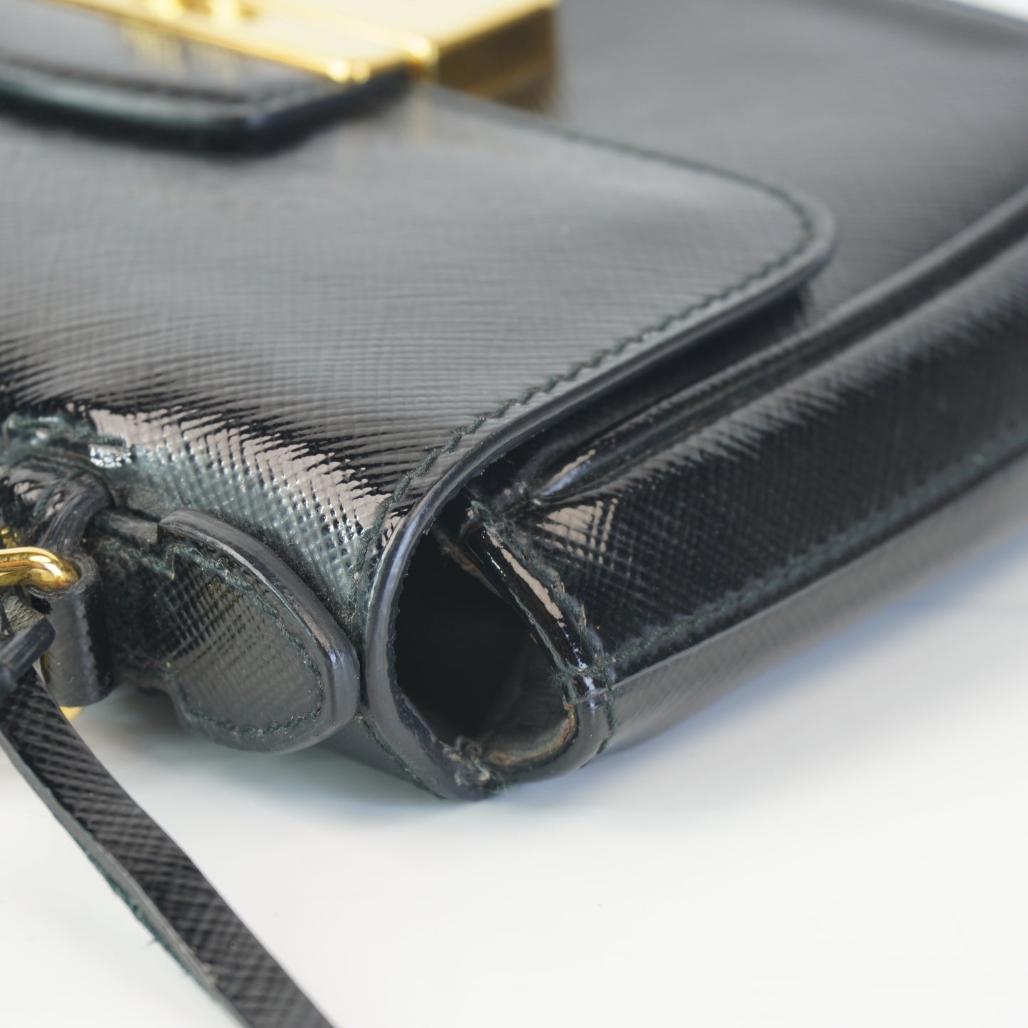 Prada Saffiano Chain Flap