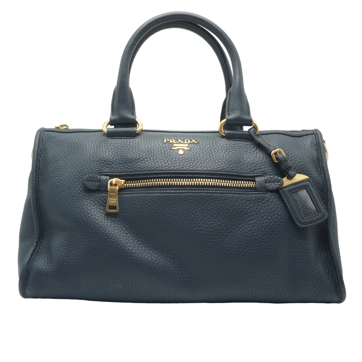 Prada Vitello Daino Handbag Baltico Medium GHW