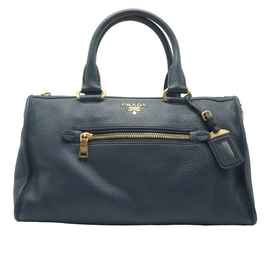 Prada Vitello Daino Handbag Baltico Medium GHW