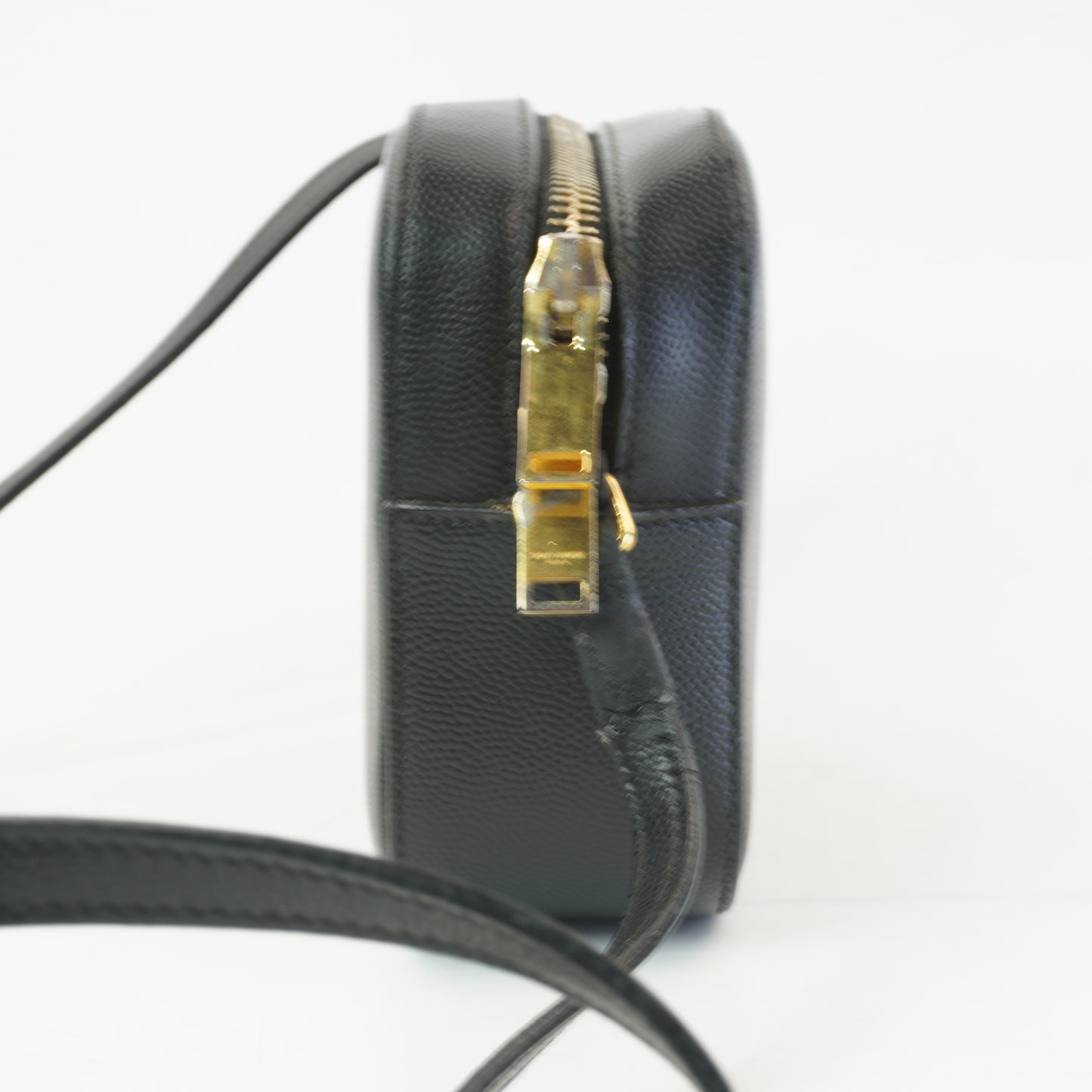 YSL	Monogram Camera Bag Black GHW  Mini