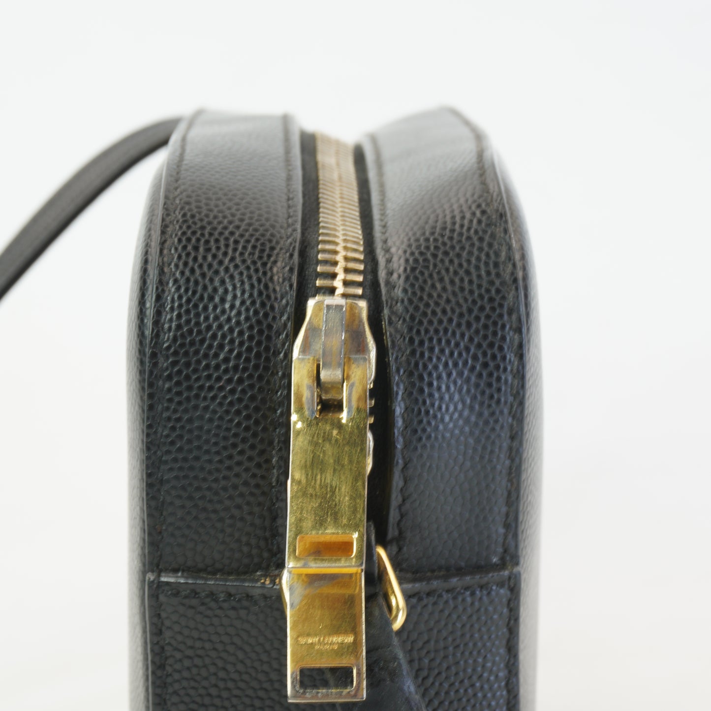 YSL	Monogram Camera Bag Black GHW  Mini