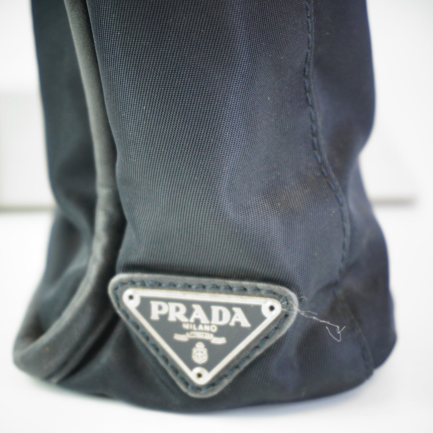 Prada Tessuto Nylon Flap Shoulder  Bag Medium SHW
