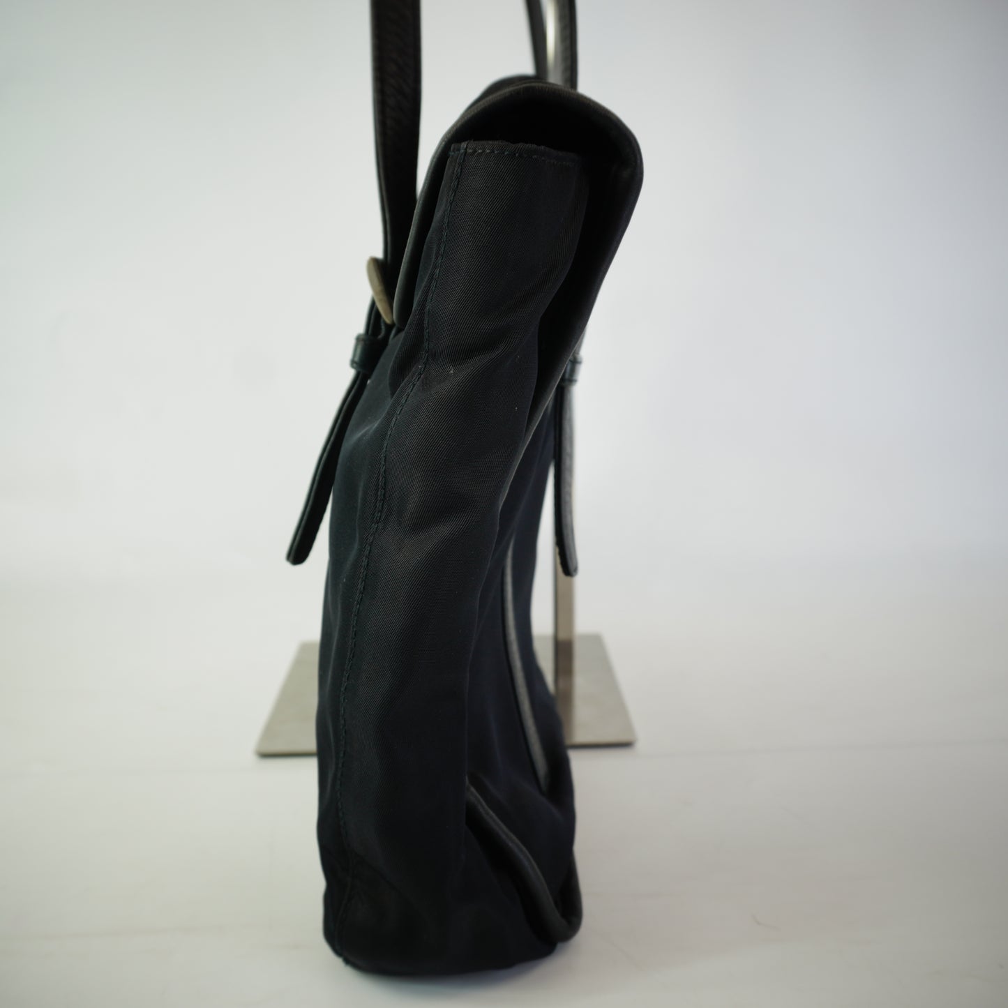 Prada Tessuto Nylon Flap Shoulder  Bag Medium SHW