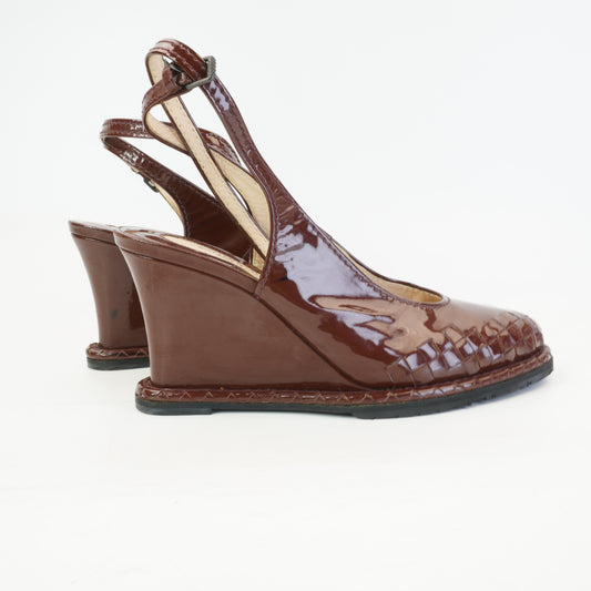 Bottega Veneta Intercciato Weave Patent S.38