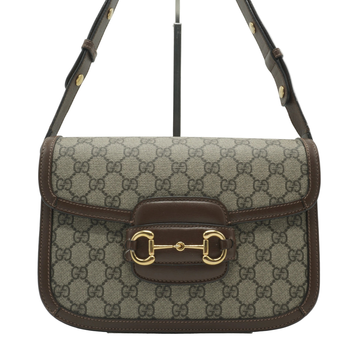 Gucci Horsebit 1995 Brown Trims Medium GHW
