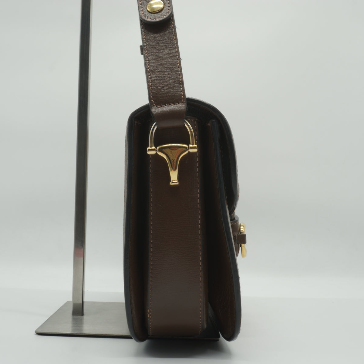 Gucci Horsebit 1995 Brown Trims Medium GHW