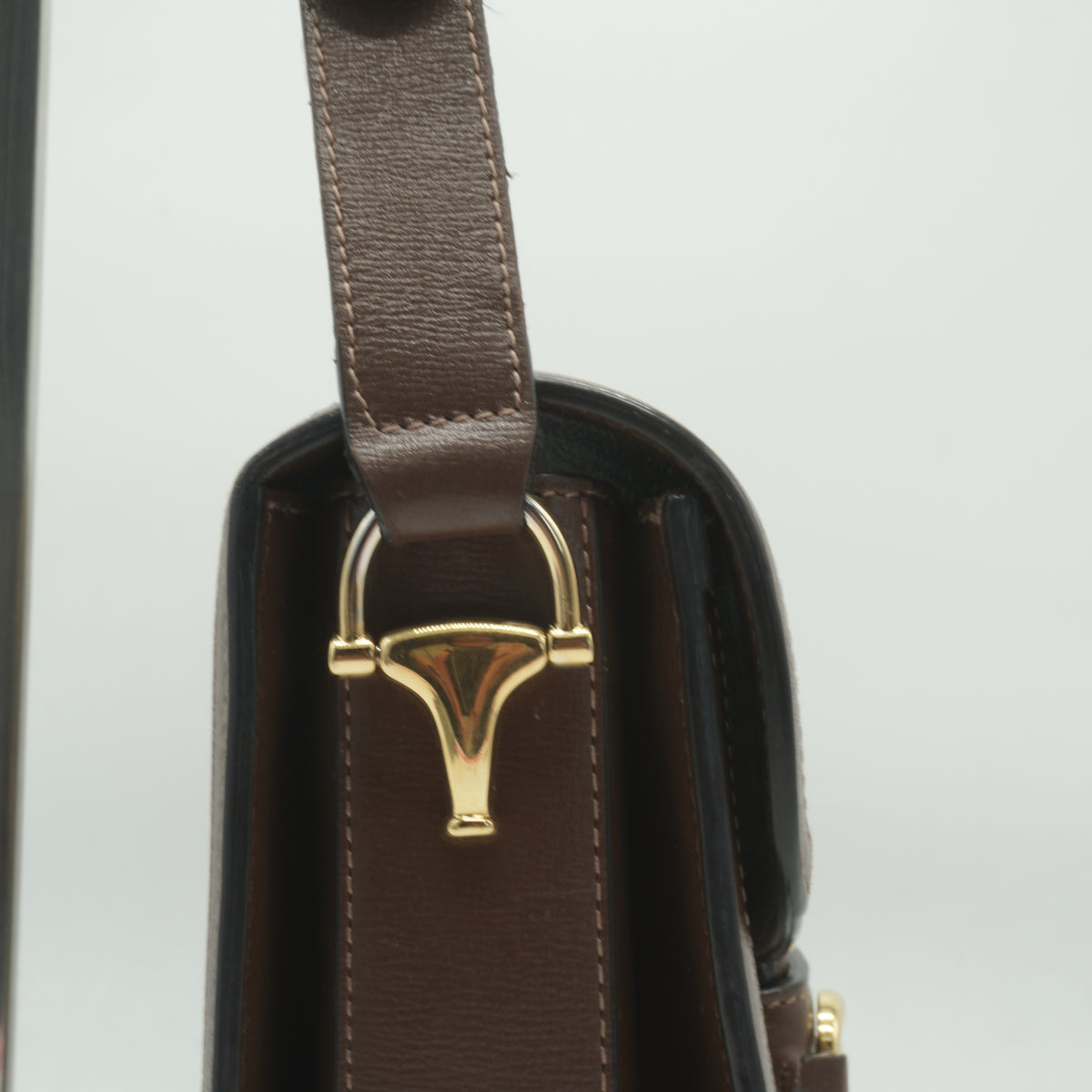 Gucci Horsebit 1995 Brown Trims Medium GHW