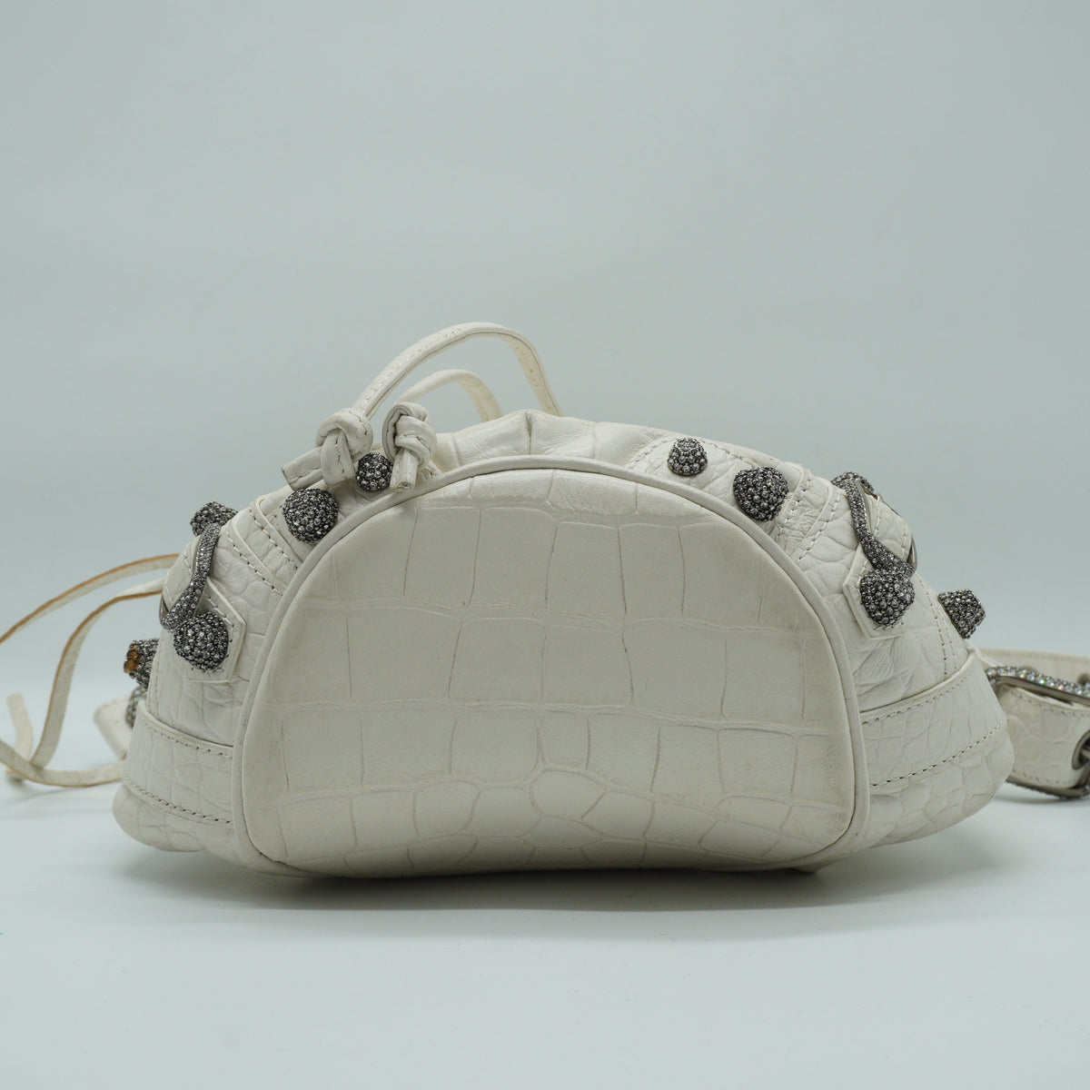 Balenciaga	Le Cagole XS Bucket Bag White Small SHW