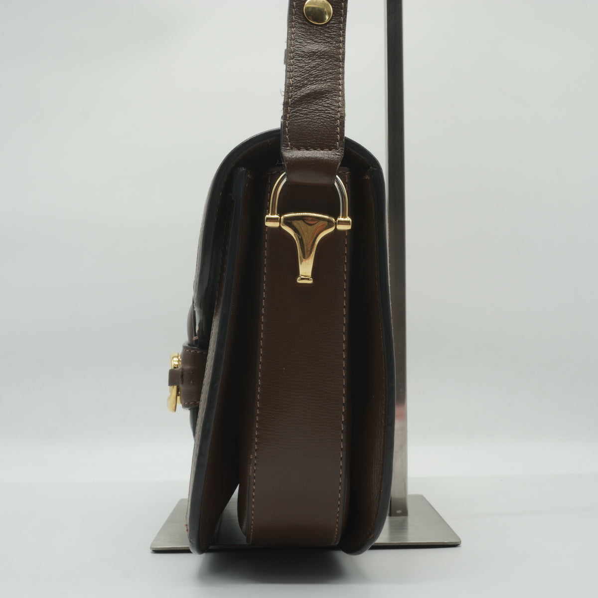 Gucci Horsebit 1995 Brown Trims Medium GHW